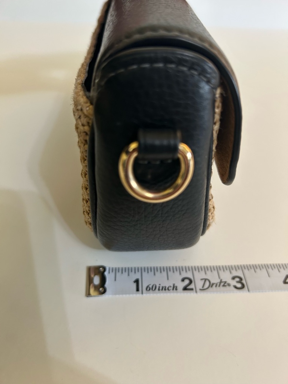 Coach Hailey FlapBag Crossbody Toast/Black Gold Hardware Can69 - Picture 11 of 11